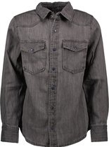 SevenOneSeven Overhemd jongen black denim maat 146/152