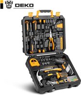 Deko Autoreparatie Tool Set l 113 Stuks l Inclusief Koffer l Auto/Repareren l Premium Kwaliteit l Zwart