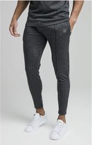 SikSilk Smart Essential Pinstripe Pant - Grey