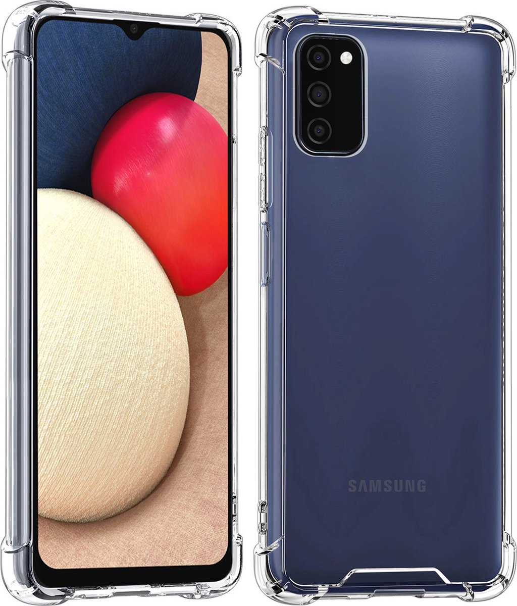 Transparant hoesje voor Samsung Galaxy A03s - TPU Backcover - Antishock