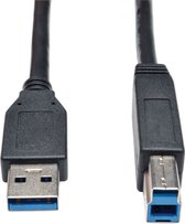 Tripp Lite U322-015-BK USB-kabel 4,57 m USB 3.2 Gen 1 (3.1 Gen 1) USB B USB A Zwart