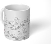 Mok - tekening van Jakarta - 350 ML - Beker