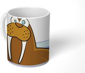 Mok - een walrus in een wak - 350 ML - Beker