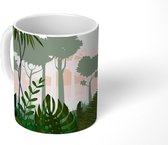 Mok - Jungle - Planten - Tropisch - 350 ML - Beker