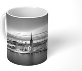 Mok - Riddarholmen, Zweden - zwart wit - 350 ML - Beker