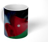 Mok - Koffiemok - Vlag van Jordanië - Mokken - 350 ML - Beker - Koffiemokken - Theemok