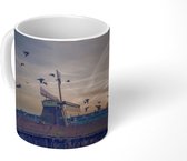Mok - Molen - Lucht - Vogel - 350 ML - Beker