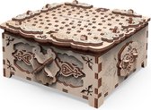 Mr. Playwood Secret Box "Floral fantasy" - 3D houten puzzel - Bouwpakket hout - DIY - Knutselen - Miniatuur - 220 onderdelen