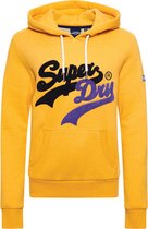 Superdry VL Source Trui - Vrouwen - geel - zwart - paars