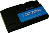 Inktplace Huismerk L-200 / 210XL Inkt cartridge Cyan / Blauw geschikt voor Lexmark