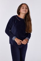 Studio Woody Meisjes-Dames Sweater en Broek Blauw 10A