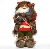 Dakta® Kerstmannetje | Kerstdecoratie | 30 cm Hoog | Versiering | Decoratie | Pluche