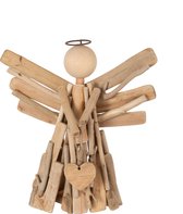 J-Line Engel+Hart Takken Hout Naturel Large