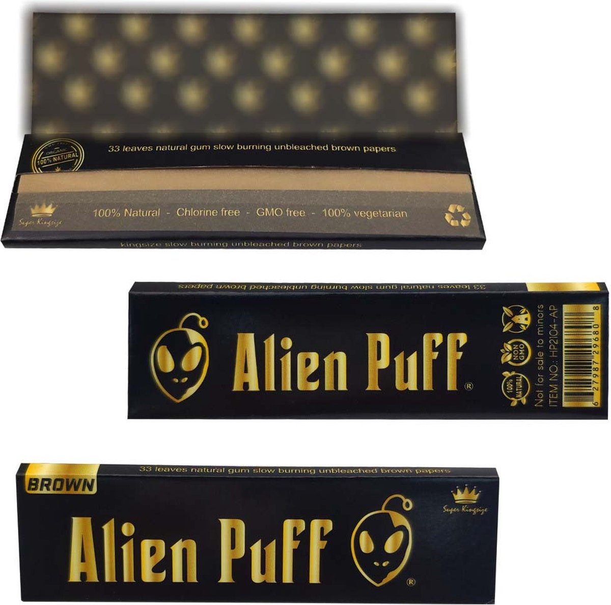 Alien Puff Kingsize Wide Unbleached Lange Vloei Bol alien-puff-kingsize-wide-unbleached-lange-vloei-bol