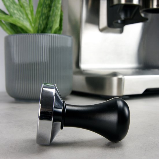 Tamper 51mm RVS zwart De'Longhi LaPavoni tamper 51 mm