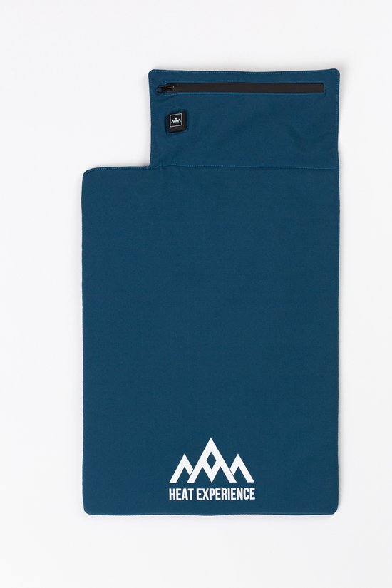 Heat Experience Warmtekussen - Outdoor - Inclusief powerbank - Draadloos - Elektrisch Kussen - Blauw