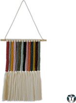Luxe Macramé Wandkleed | Diverse Kleuren | Lisa | 70x30 cm | Wandhanger | Hoogwaardige kwaliteit | Macramé | Wandtapijten | Woondecoratie | Wandkleed | Bohemien | Scandinavisch | M