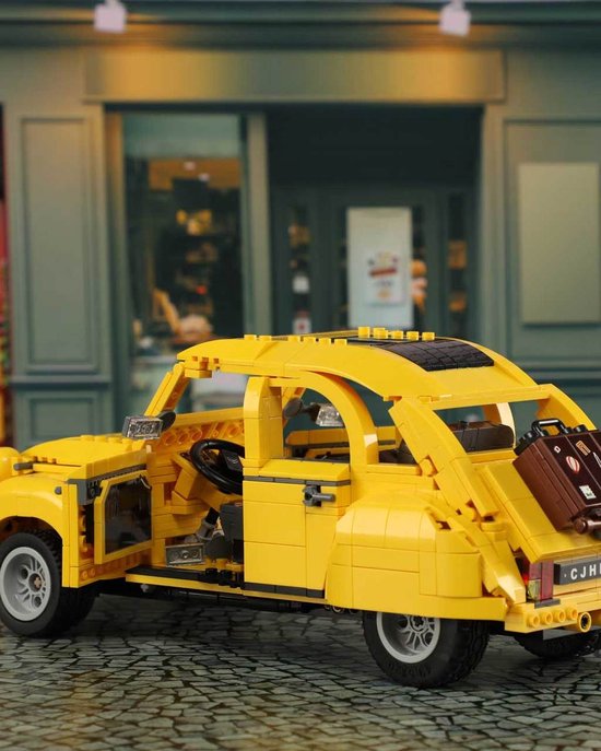 Cada - Citroën 2CV - "lelijke eend" - 1235 Bouwstenen- 100% LEGO®  Compatibel - Mooie geschenkverpakking ! - Speelgoedbazaar.nl