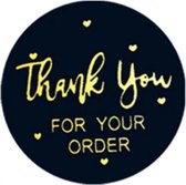 Sluitstickers--Thank You For Your Order-3 x 500 Stickers op rol