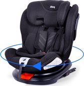 Ding Zeno 360° SPS Autostoel - 0 tot 36 kg - Zwart - 360° draaibaar - IsoFix