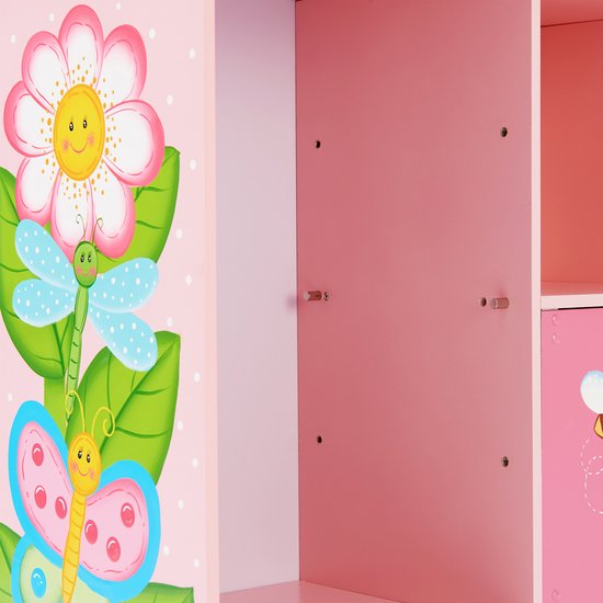 Fantasy fields – boekenkast – kinderkamer kast – jungle thema – handgeschilderd – hoogte 97 cm – | Gecontroleerde retourproducten en nieuwe overstockproducten tegen een onverslaanbare lage prijs