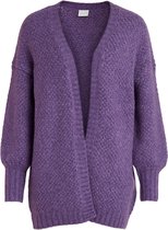 Vila VIALMO LS OPEN KNIT CARDIGAN - Purple H Purple