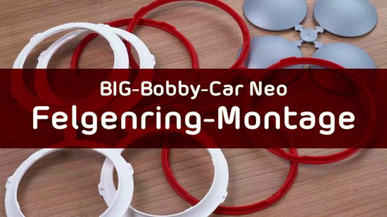 BIG Bobby-Car Neo-Set mit Anhänger, Schiebestange & Zubehör (Gebraucht) in Adetswil für CHF 60