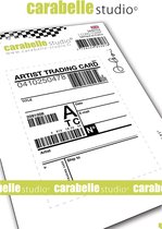 Carabelle Studio -Cling stamp A7 ATC #1 by Alexi