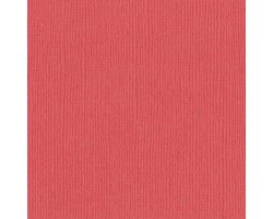 Bazzill Textuurpapier - Mono Canvas - 30.5x30.5cm - Flamingo - 25 vellen