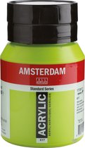Peinture acrylique standard d'Amsterdam 500 ml 617 jaune vert