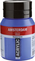 Peinture acrylique standard d'Amsterdam 500 ml 512 bleu cobalt