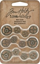 Idea-ology mini gears - antique - 12 stuks