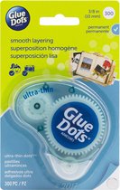 Glue Dots, permanent, ultra dun, 10 mm, 300 stuks