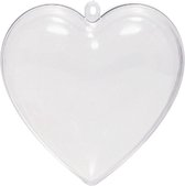 Vaessen Creative Plastic Hart 2-delig 6cm x5