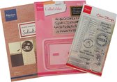 Hobby wenskaartenpakket - Marianne Design products assorti schooltime NL - 1 stuk