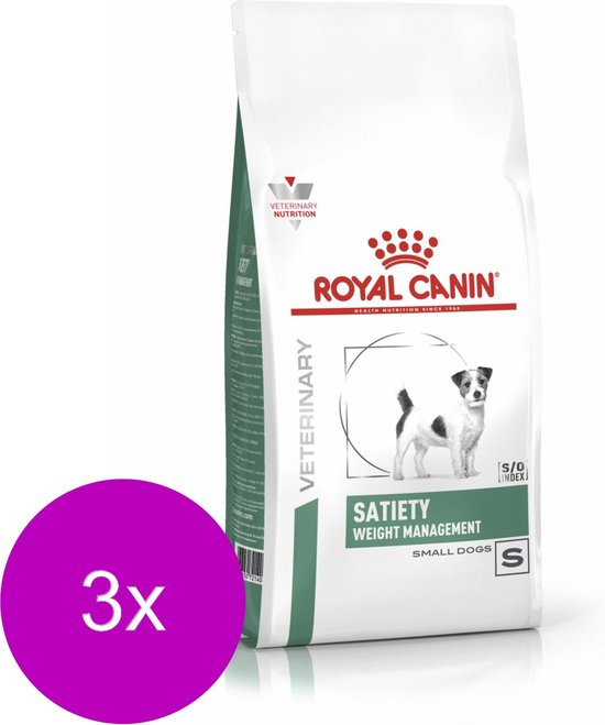 Baby Oneerlijk Startpunt Royal Canin Veterinary Diet Satiety Weight Management Small Dog -  Hondenvoer - 3 x 3 kg | bol.com