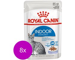 Royal Canin Indoor In Jelly - Kattenvoer - 8 x 12x85 g
