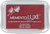 ML-000-301 Memento Luxe inktkussen - Tsukineko - Rhubarb Stalk - stempelinkt donkerrood rood