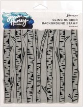 Ranger SH Cling Rubber Background Stamp 6x6 Timber! HUR71761 Simon Hurley