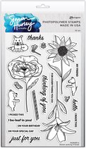 Ranger SH Clearstamps 6x9 Flower Picking Friends HUR68914 Simon Hurley