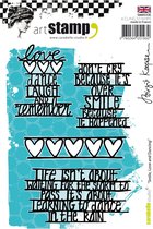 Carabelle Studio Cling stamp - A6 smile, love and dancing