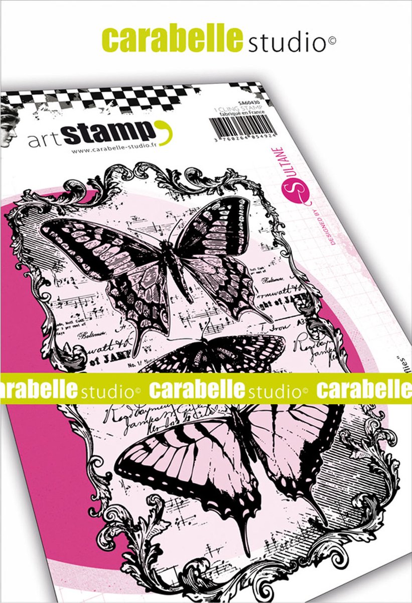 Carabelle Studio Cling stamp - A6 butterflies