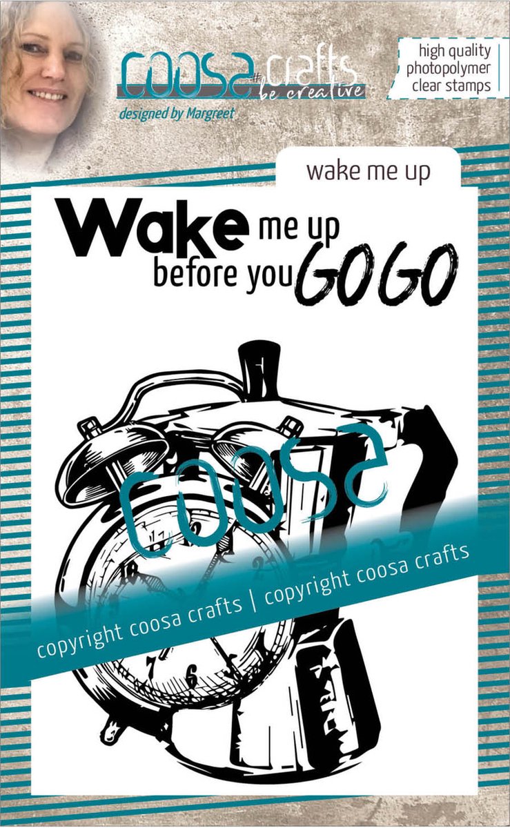 COOSA Crafts • Clear stempel #11 Fusion - Wake me up