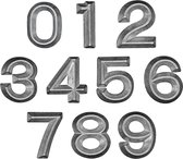 Idea-Ology metal numbers numeric - 10 stuks