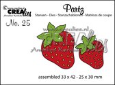 Crealies Partz snijmal - no.25 Aardbeien