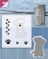 Joy!Crafts Snijstencil - & stempel Mery's Hond