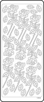Vaessen Creative Sticker - 10x23cm - 10st - goud rozen