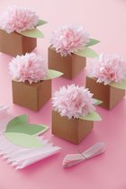 Martha Stewart pom pom flower treat box