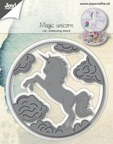 Joy!Crafts Stencil - Snij- embosstencil - Magic unicorn