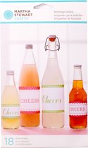 Martha Stewart vintage girl assorted beverage labels